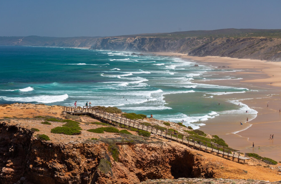 Tropical Beach in algarve, portugal