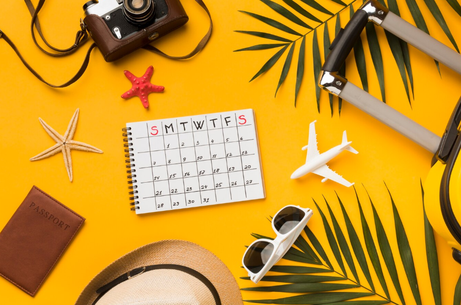 Flight booking Calendar planning for cheap travel in 2025