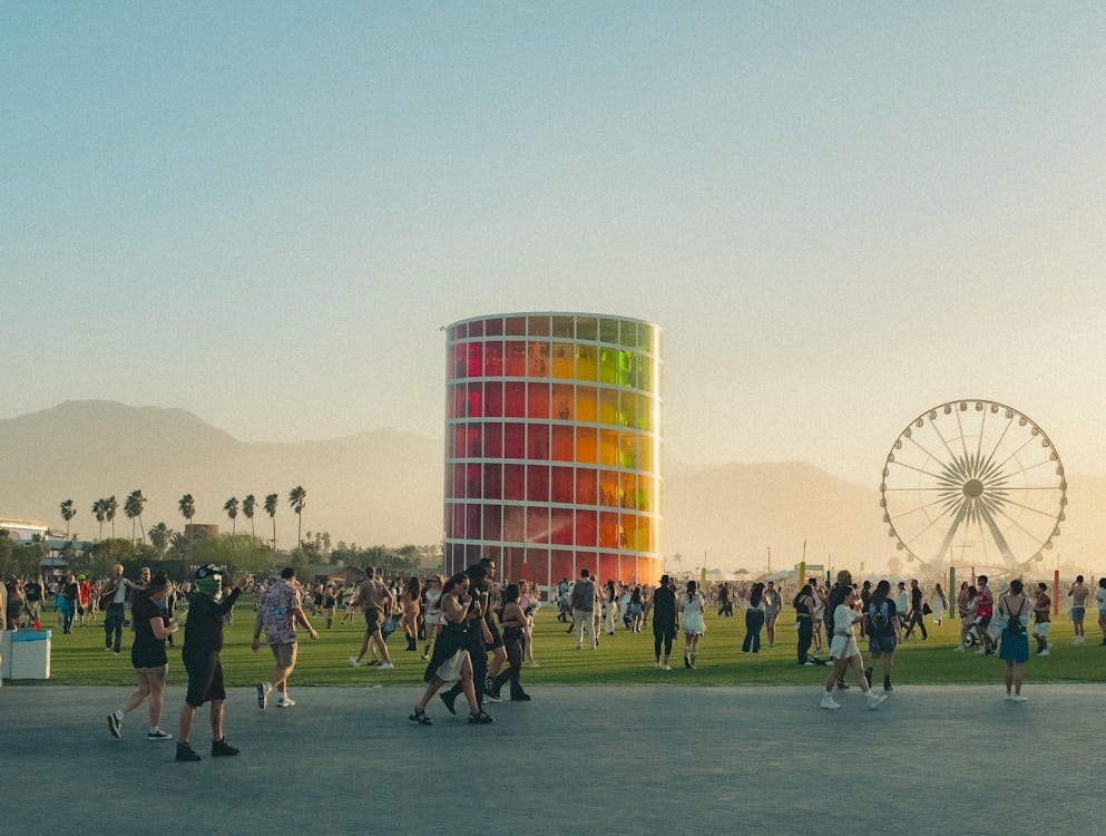 Crowd at Coachella Valley Music and Arts Festival