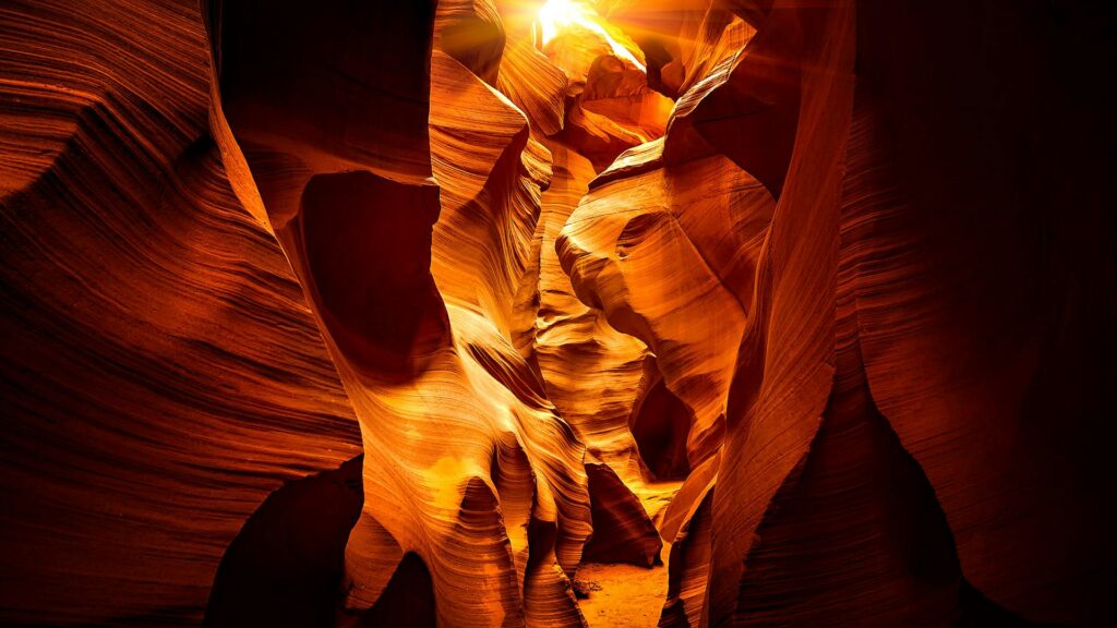 scenic photo of Antelope Canyon