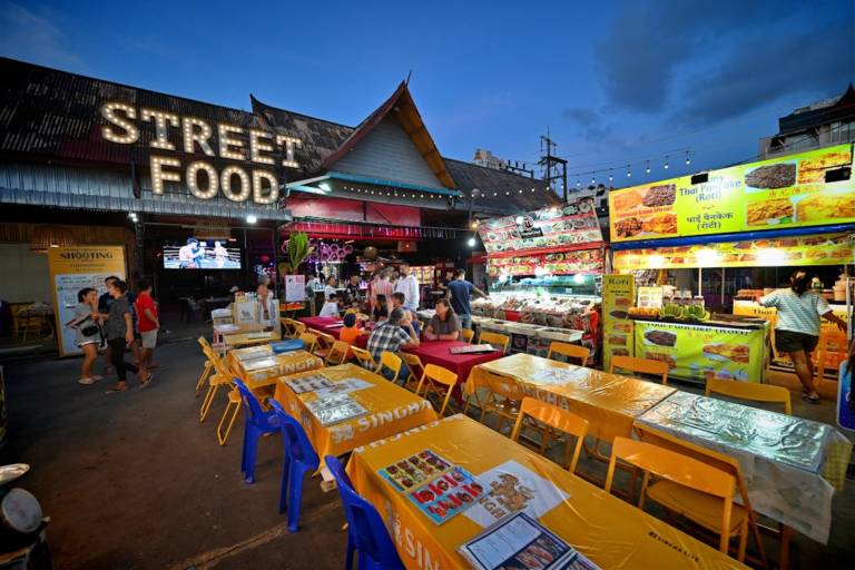 Thailand street food market in one of the best food cities in the world.